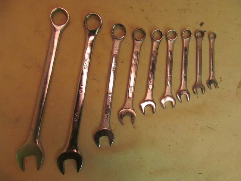 lot 96 image: Combination Wrench Set