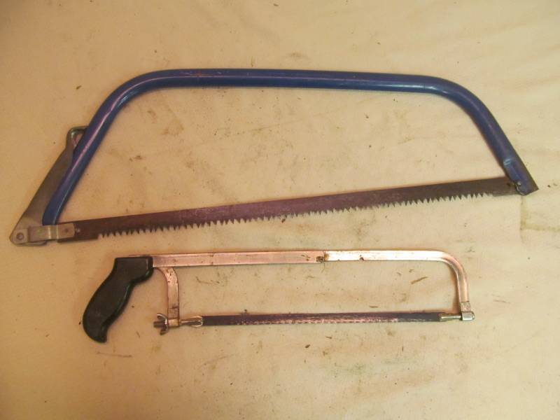 lot 146 image: Bow Saw, Hack Saw