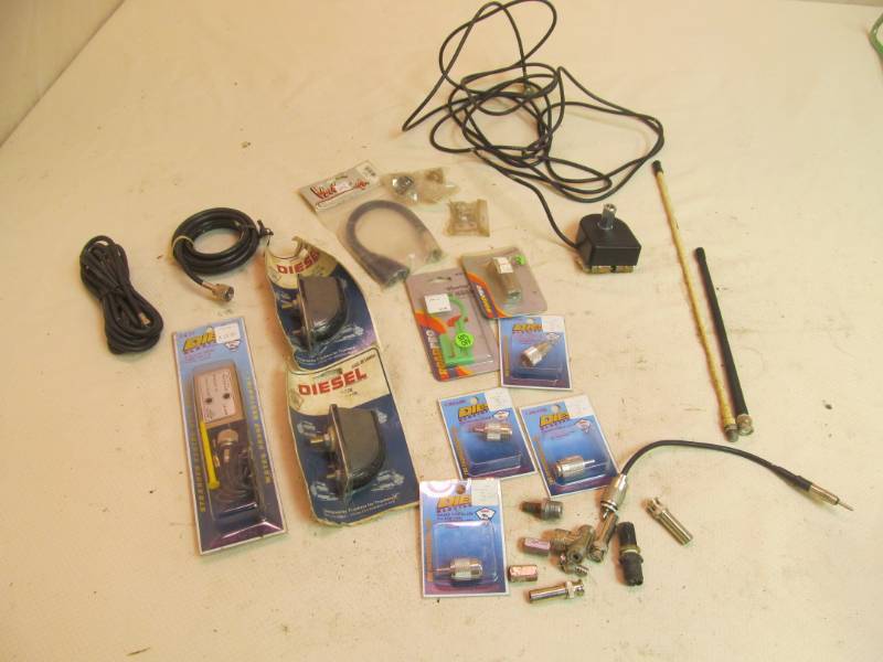 lot 150 image: CB Radio Antennas, Adapters, Connectors, Cables
