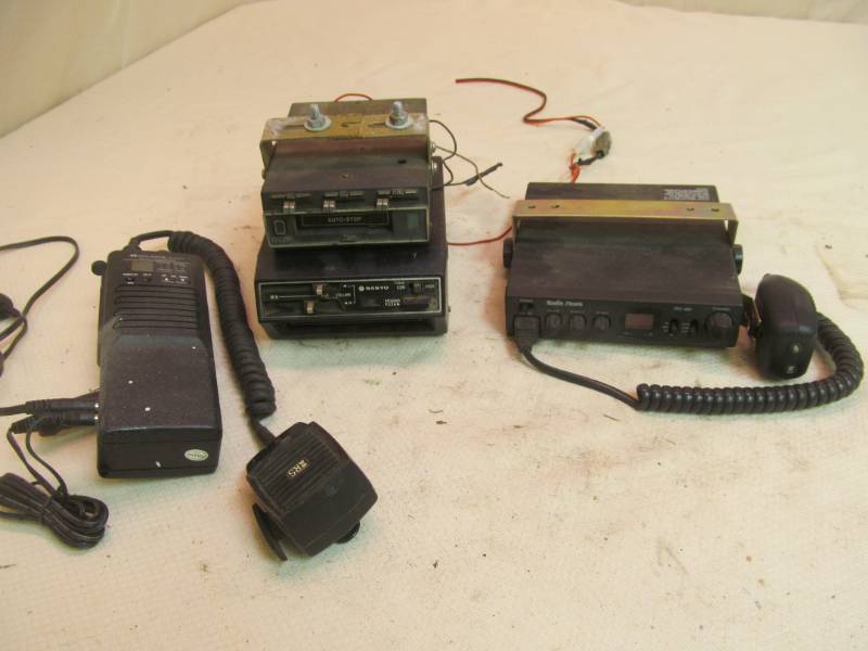 lot 151 image: 8 Track Tape Player, Cassette Player, CB Radios