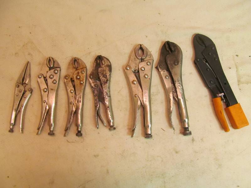 lot 156 image: Variety of Vise Grip Wrenches