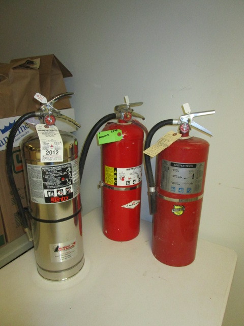 AMEREX, BUCKEYE AND ANSUL FIRE EXTINGUISHERS