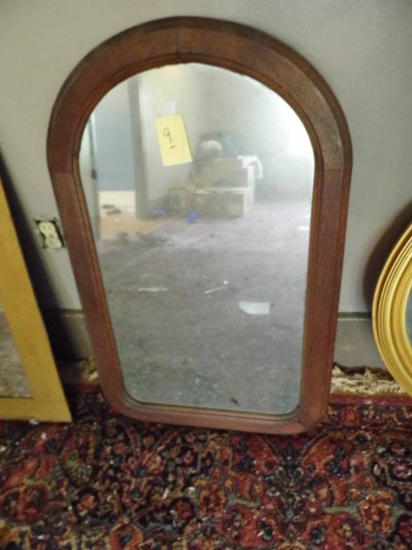 Wooden Framed Mirror