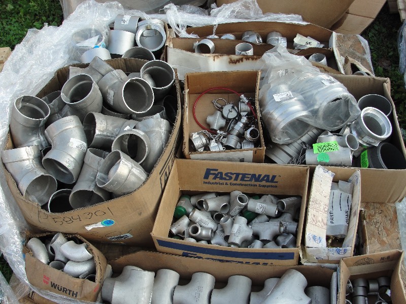 MISC. ALUMINUM  STAINLESS STEEL QUICK COUPLER ENDS, PIPE FITTINGS