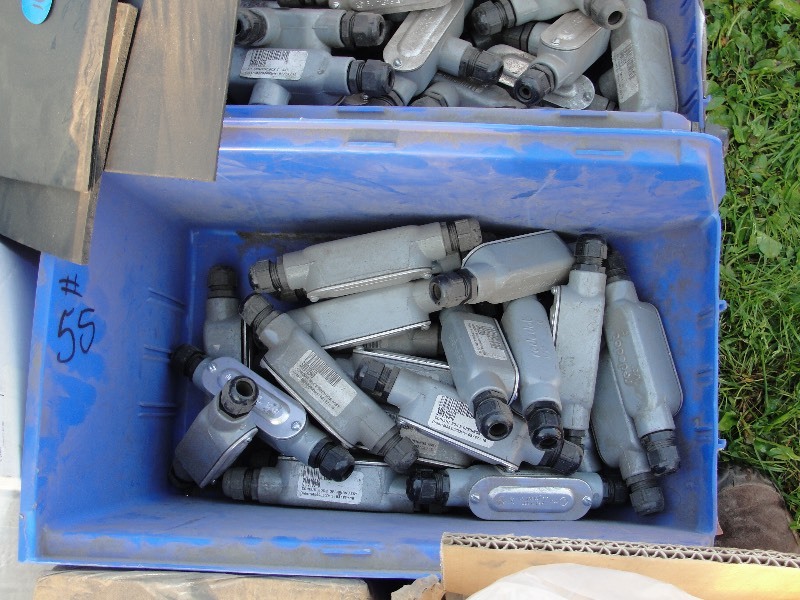 MISC. LUG NUTS, BELTING, WIRE JUNCTION BOXES