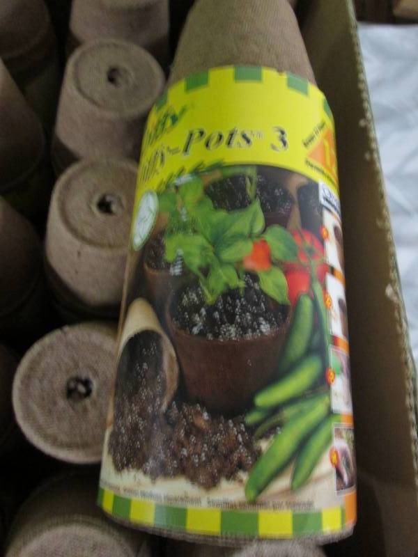 lot 50 image: 18-12pk of Jiffy 3 inch Peat Pots...
