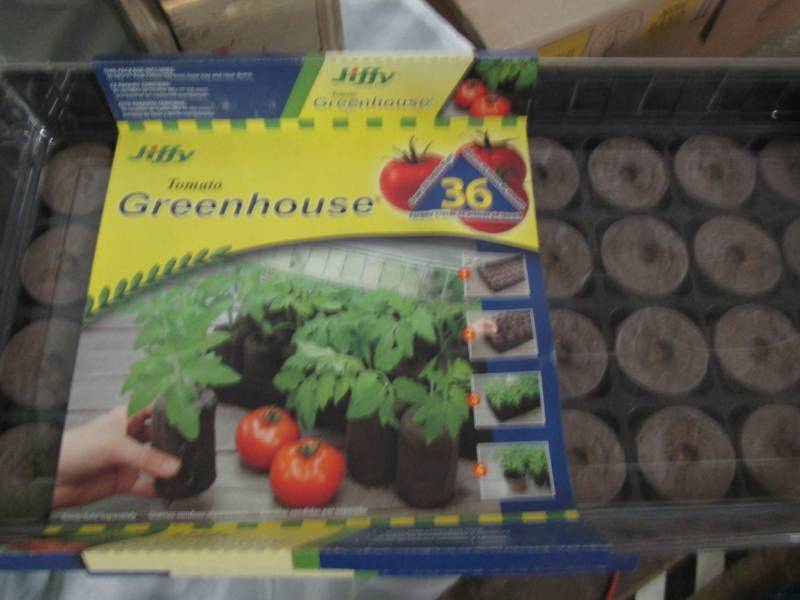 lot 52 image: 2- 36pk Jiffy Tomato GreenHouses Re...