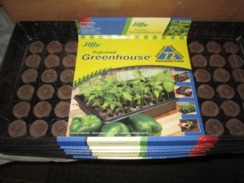 lot 54 image: 5- 72pk Jiffy Professional Greenhou...