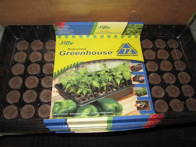 lot 56 image: 5- 72pk Jiffy Professional Greenhou...