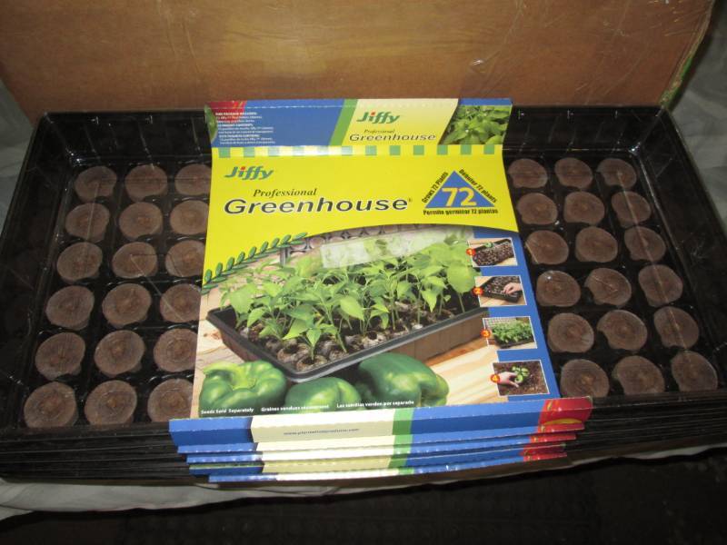 lot 59 image: 5- 72pk Jiffy Professional Greenhou...