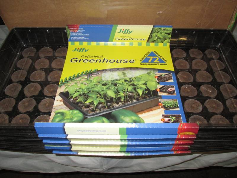 lot 60 image: 5- 72pk Jiffy Professional Greenhou...