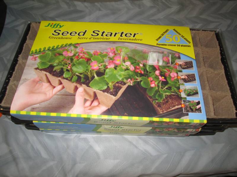 lot 66 image: 3- 50 plant Jiffy Green House Seed ...