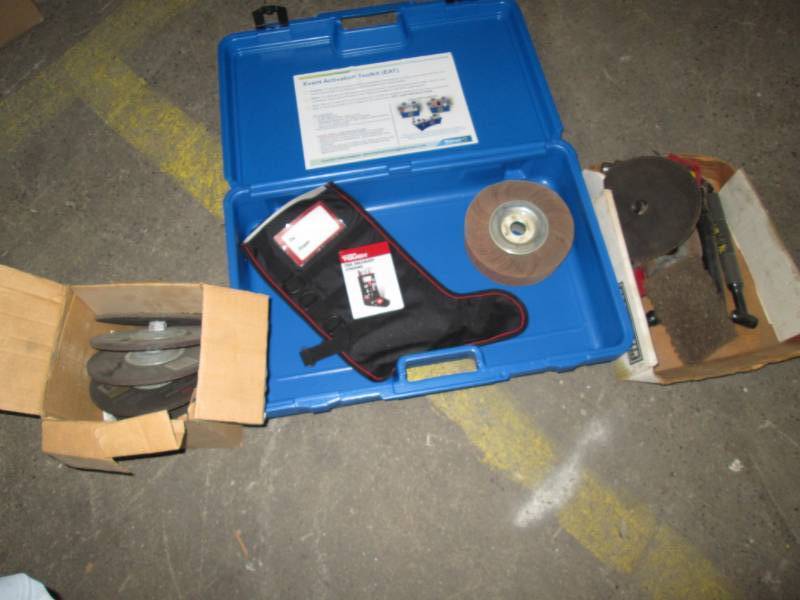 lot 87 image: Tool Case, Grinder Wheels...