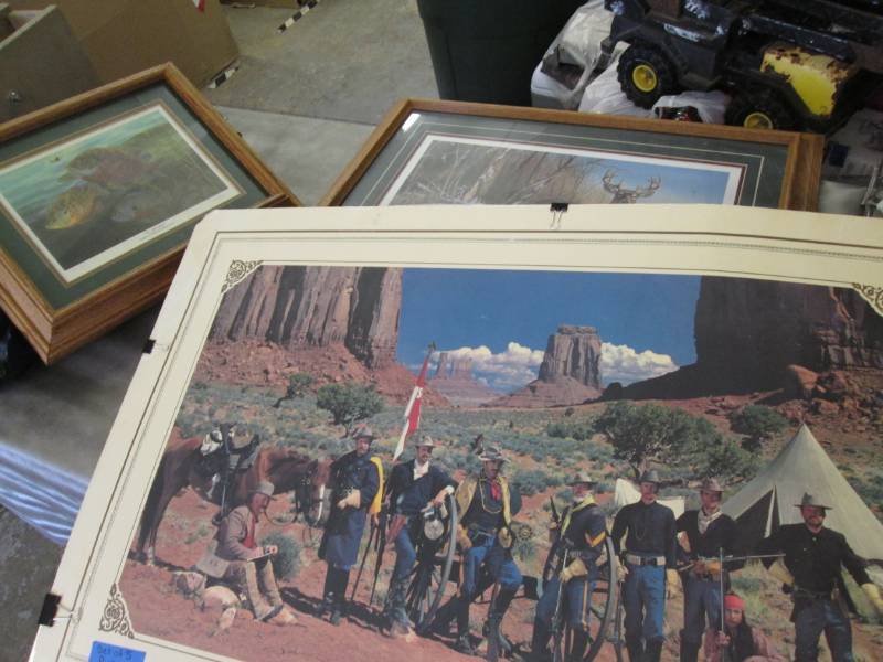 lot 197 image: 2 Wall Prints including Jim Hansel,...