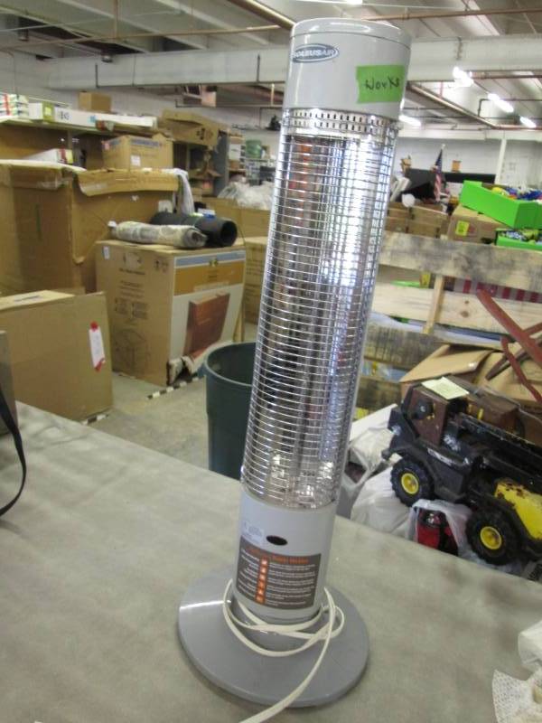 lot 214 image: Reflective Reflective Tower Heater-...