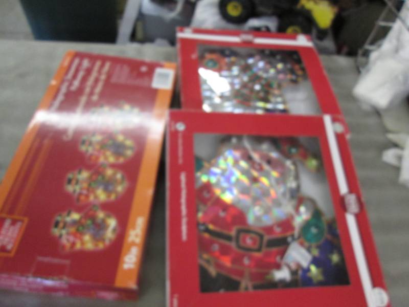 lot 215 image: 3 Holiday Light Sets ...