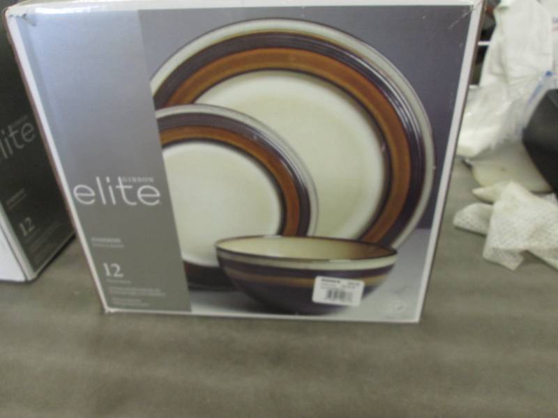 lot 216 image: 2- 4 place Stoneware Dinnerware- mi...