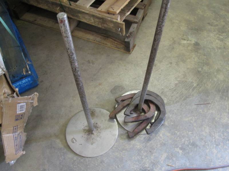lot 256 image: Horseshoe set, Street Hockey Set...