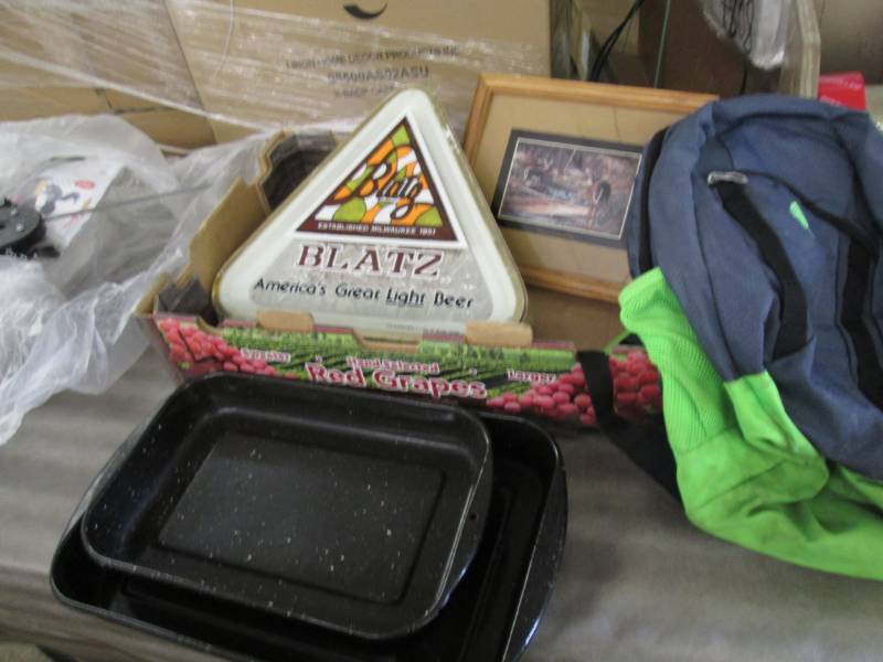 lot 269 image: Squirrel Feeder, Adidas Back Pack, ...