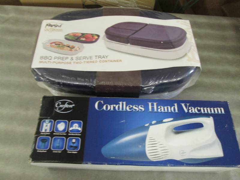 lot 271 image: BBQ Prep & Serve Tray, Cordless Han...