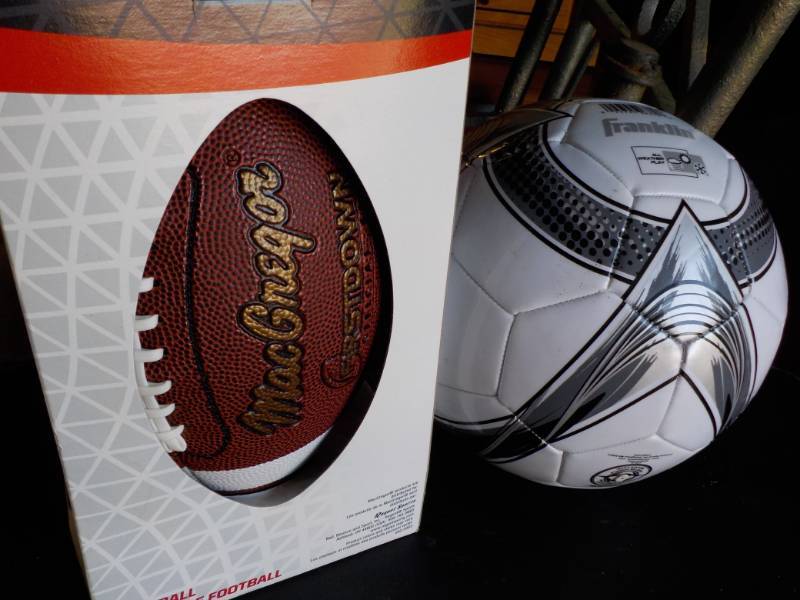 lot 54 image: New MacGregor Football and Franklin...