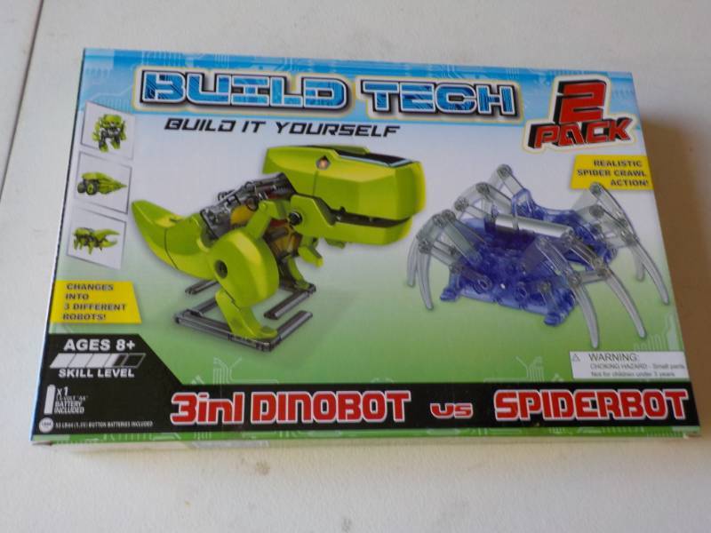 lot 85 image: New Build Tech 2 Pack- 3 in 1 Dinob...