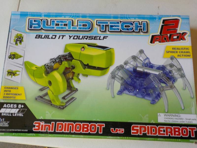 lot 122 image: New Build Tech 2 Pack- 3 in 1 Dinob...
