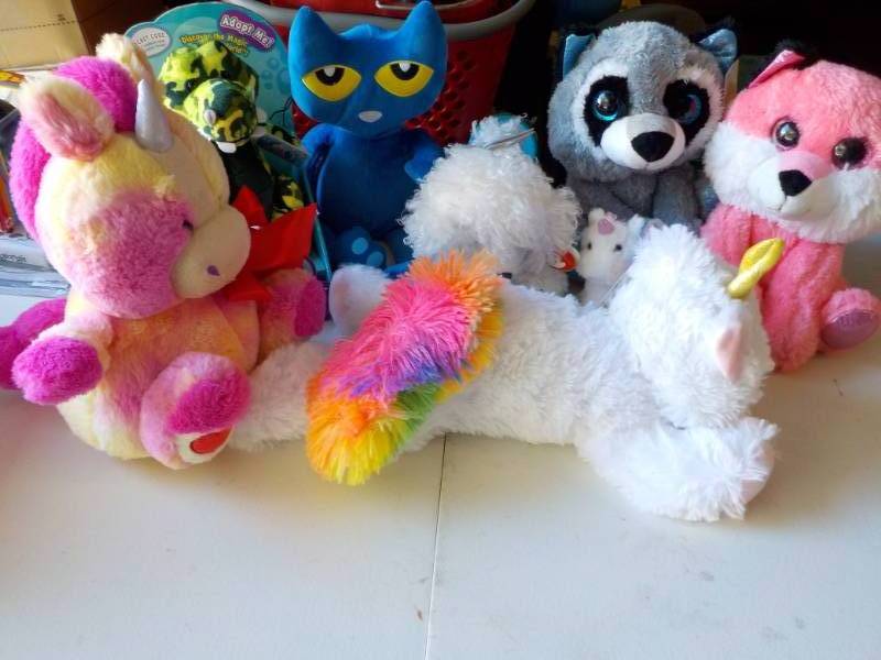lot 124 image: New Stuffed Animals...
