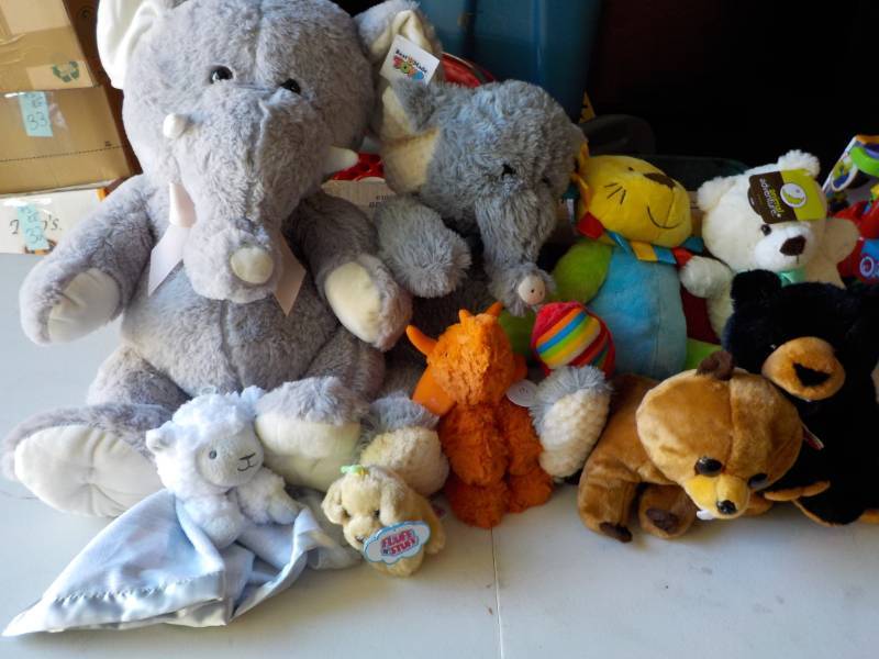 lot 132 image: New Stuffed Animals...