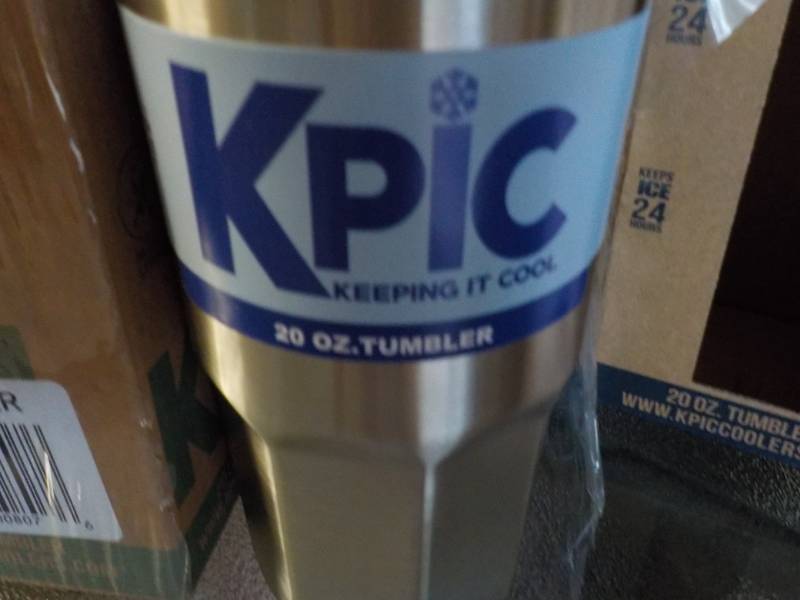 lot 169 image: 6 Pack - 20 oz Kpic Double Wall Ins...