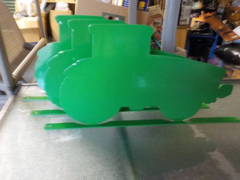 lot 178 image: Lot of 3 Tractor Mail Box Toppers...