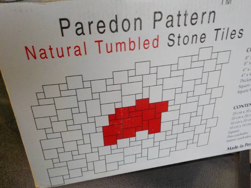 lot 179 image: 1 ctn Paredon Pattern Natural Tumbl...