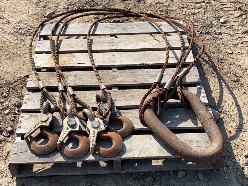 lot 12 image: Heavy Duty 4-Point Lifting Cable