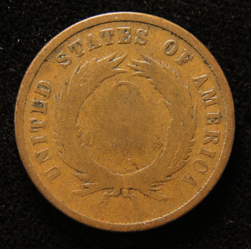 1866 US TWO CENT PIECE