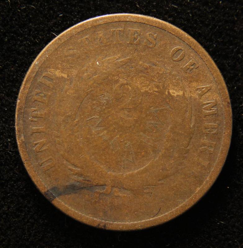 1867 US TWO CENT PIECE