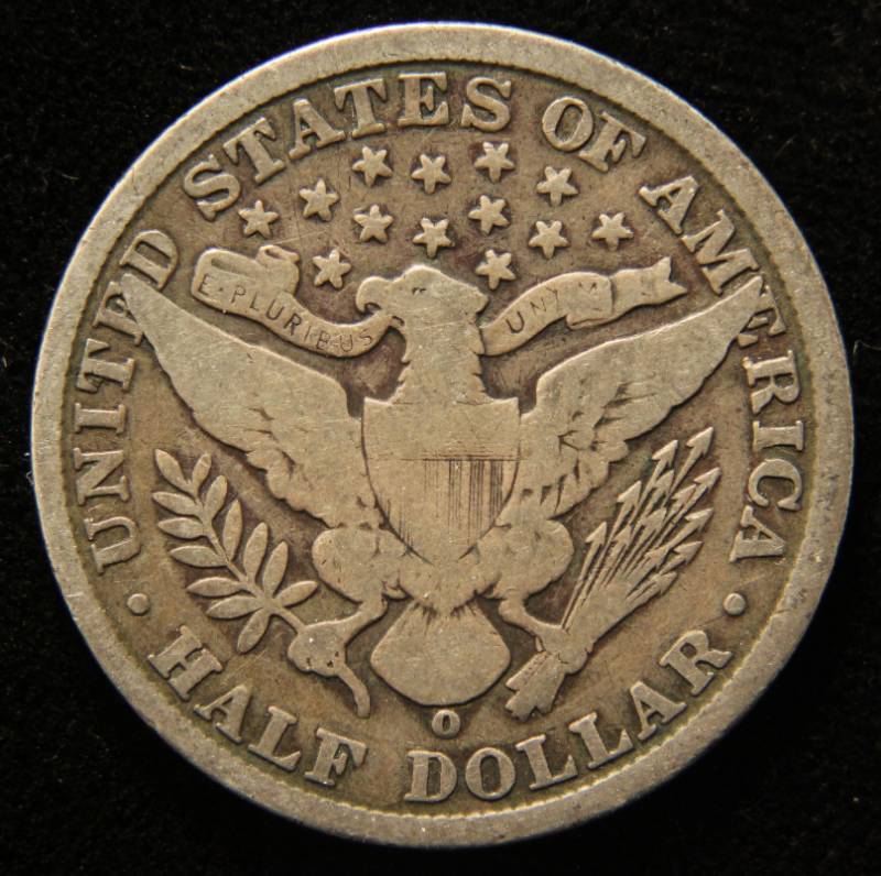 1906-O BARBER SILVER HALF DOLLAR