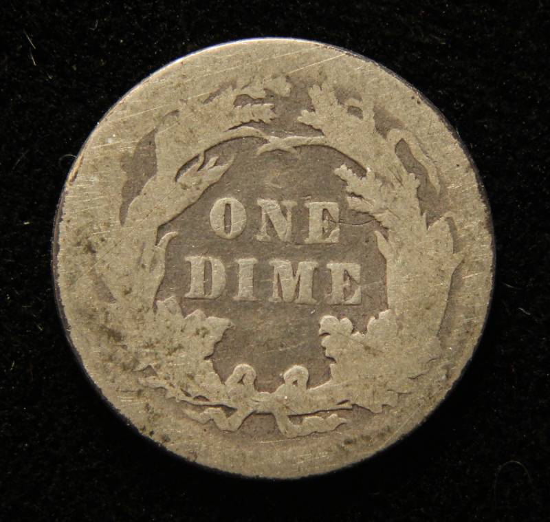 1888 US SEATED LIBERTY SILVER DIME