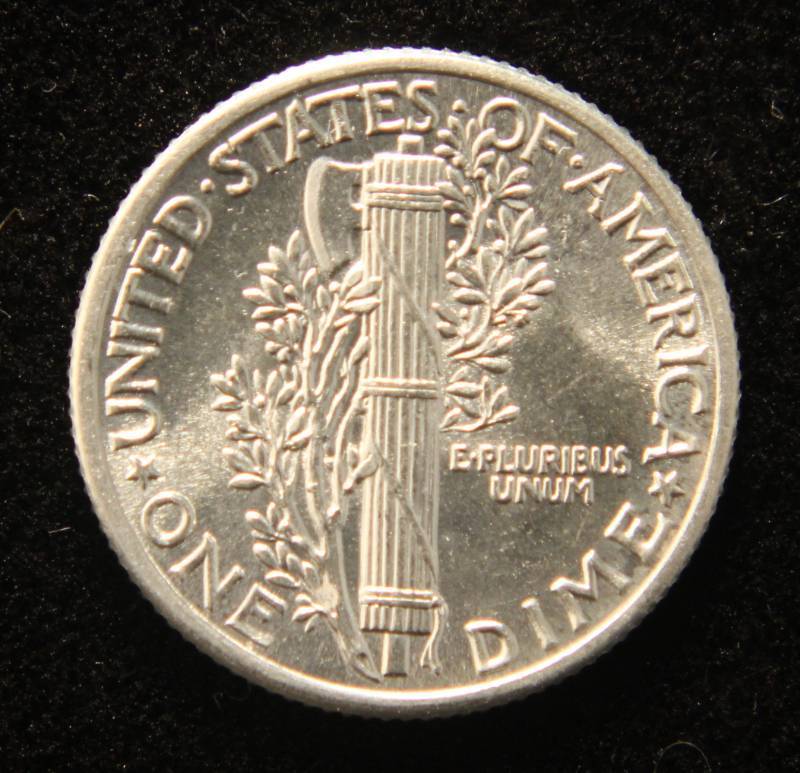 1940 MERCURY DIME BU FSB FULL SPLIT BANDS