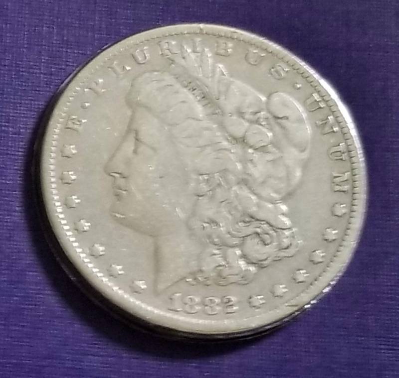 1882 MORGAN SILVER DOLLAR AS PICTURED