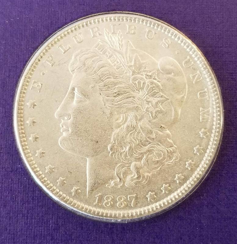 1887 MORGAN SILVER DOLLAR AS PICTURED