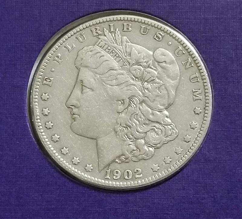 1902 MORGAN SILVER DOLLAR AS PICTURED