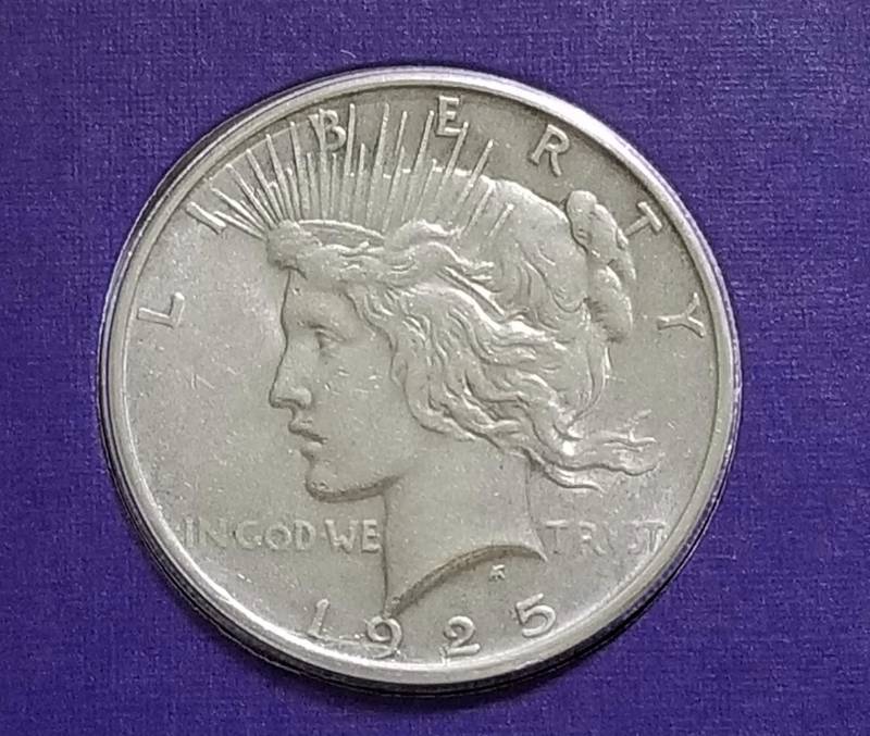 1925 PEACE SILVER DOLLAR AS PICTURED