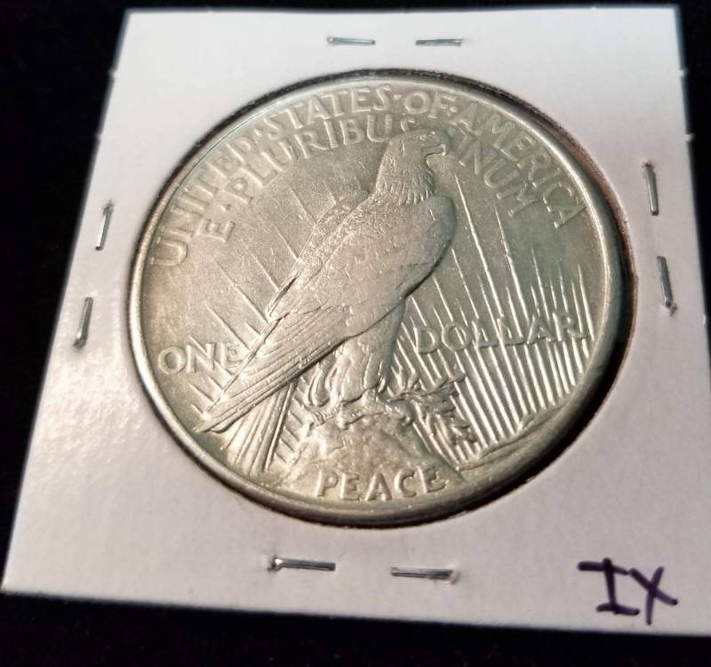 1921 PEACE SILVER DOLLAR HIGH RELIEF KEY DATE COIN