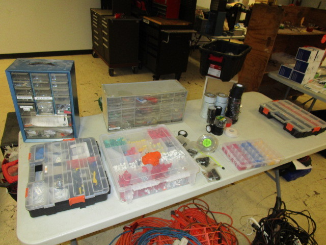 lot 308 image: ELECTRICAL WIRE CAPS, LEADS, AND MORE