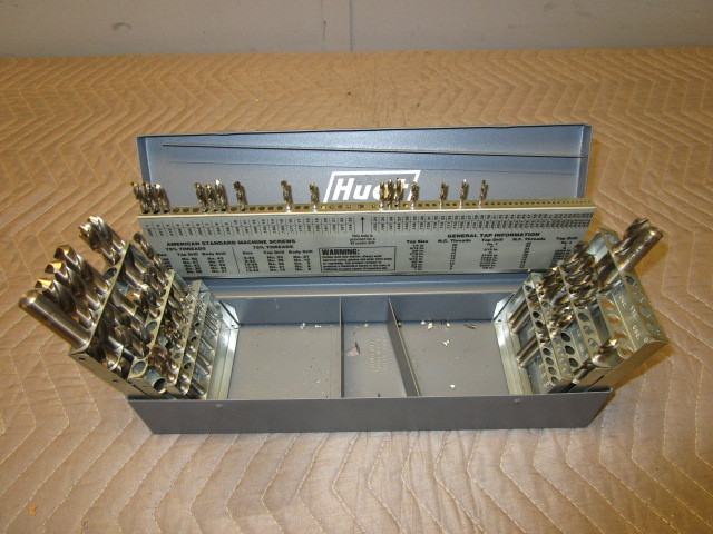 lot 327 image: HUOT LARGE DRILL & TAP SET