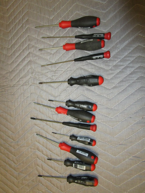 lot 337 image: FRICO FELO AND CRAFTSMAN TORX DRIVERS