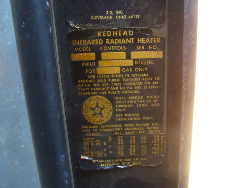 lot 17 image: Redhead Infrared Heater
