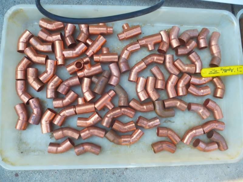 lot 33 image: Copper Fittings