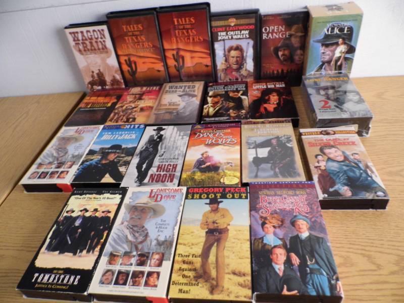 Western VHS Tapes