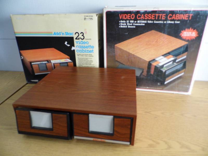 Lot of 3 VHS Cabinets